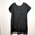 Madewell Embroidered Tassel Tee Dress size S Photo 2