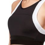 Lilybod NEW S Petta Color Block High Neck Racerback Sports Bra Black White Photo 8