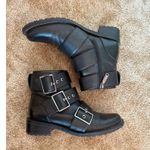 Blondo  Strap and Buckle Leather Moto Ankle Boots Casual Punk Grunge Streetwear Photo 0