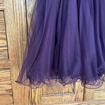 Blondie Nites  | Formal Homecoming Prom Dress in Purple w Gold Sequin | size‎ 13 Photo 2