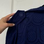 Farm Rio Eyelet Double Breasted Trench Coat XS Photo 11