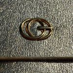 Vintage Clutch Wallet Formal Handbag Rectangle Metallic Gold Snap Closure Photo 1