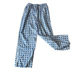 Wild Fable NWOT Blue & White Checkered Flower Pants Women Size Small Medium Photo 2