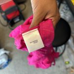 Rose + Olive pink metallic accents tie shoulders loose fit tank top size L Photo 6