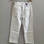 Free People • Sandrine Rose Hi Rise Wide Leg Jeans Size 27 White Photo 3