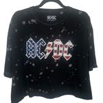 AC/DC  Black and White Splatter Tee 1980 tour Photo 0