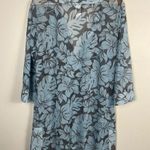 Tommy Bahama blue and grey sheer swimsuit coverup size medium Photo 3