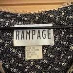 Rampage Vintage  Sz Small Ditsy Floral Wide Leg Jumpsuit Cottagecore Lace Up Back Photo 13