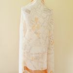 Hot Topic D&Y novelty parisian road map large square scarf Photo 6