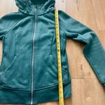 Lululemon  Scuba Hoodie Light Cotton Fleece Heathered Desert Teal Size 4 Photo 9