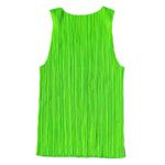 ISSEY MIYAKE Pleats Please Tank Top Pants Bottom Set Graphic Lamia Ziade Green Size 4 Photo 2