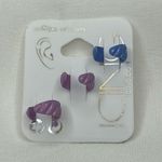 Icing  Ear Cuff Set Lavender / Blue Photo 0