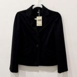 Moschino Long Sleeve Notch Lapel Single Breasted Blazer Black Women's Size 38/2 Photo 0