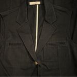 CELINE CÉLINE V-Neck Sleeveless Cotton Blazer Dress Photo 3