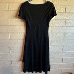 Dressbarn Black Sheath Midi Dress with Flutter Sleeves Size M Photo 1