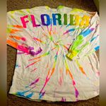Disney  Mickey Mouse Florida Rainbow Tie Dye Spirit Jersey for Adults - size L Photo 0