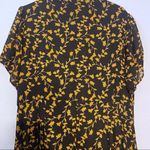 City Chic  Dress Edina Floral Yellow Black Size 16 Photo 9