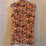 Anne Klein  stretchy sleeveless‎ confetti color top Photo 3