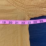 a.n.a . Size XL golden yellow long sleeve dress shirt gathered sleeves Photo 7