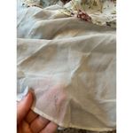 Cache Vintage  Midi Cream Floral Dress Size Medium Photo 5