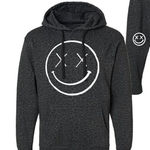 Salty Savage Unisex "OG Smile" Hoodie black leopard size small excellent conditi Gray Photo 0