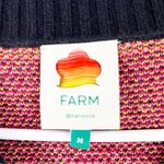 Farm Rio  Black Tropical Magic Knit Long Puff Sleeves Sweater Dress Size Medium Photo 2