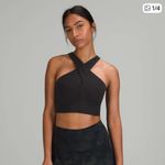 Lululemon 🖤✨ Nulu™ Wrap Front Long Line Bra – Black 🧘♀️ Photo 4
