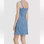 7 For All Mankind  Front Zip Denim Mini Dress Photo 1
