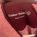 Outdoor Voices Mega pink and maroon Sherpa half zip hoodie oversized Photo 1