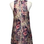 Tobi Pink Purple Gold Ivory Floral Shift Dress L Photo 1