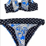 Vera Bradley bikini swimsuit size medium/large navy paisley Photo 3