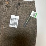 Pistola  Leopard Print Denim Skirt Large exclusively for Bloomingdale’s NWT Photo 1