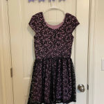 Three Pink Hearts EUC |  junior’s black lace‎ layered dress — size 11 Photo 4