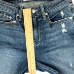 Lovers + Friends Distressed Mason Naples Raw Hem Blue Hi Rise Skinny Jeans 25 Photo 3