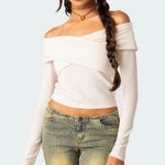 Edikted Crossover Off Shoulder Top Photo 0