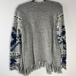 CHAPS  100% Cotton Western Aztec Open Front Cardigan Sweater Photo 7