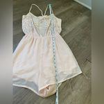 Hollister Sleeveless Studded Light Pink Romper ~ Open Racerback ~ Women’s Size M Photo 7