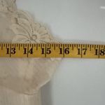 Vintage Long Chemise Night Gown Floral Faux Wrap Striped Lace Sheer Petite Size undefined Photo 7