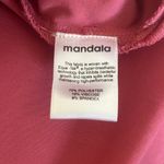 Mandala Women Scrub Top XL Rose Medical Uniform Nurse Workwear Dental Casual Purple Photo 3