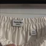 Aritzia Sunday Best White Tiered Satin Skirt Photo 1