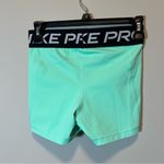Nike  Pro Women’s Aqua Spandex Shorts Small Photo 2