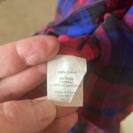 J.Crew  100% Cotton Red Blue Flannel Sleep Shirt Size S Photo 3