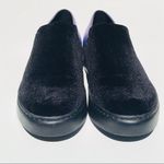 Free People ANTHROPOLOGIE  Black Velvet slip-on shoe Photo 2