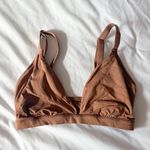 PINK - Victoria's Secret PINK Victoria’s Secret Caramel Unlined Triangle Bralette Size Small DD Photo 0
