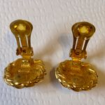 Christian Dior Gold and Iridescent Pearl Clip on Earrings Photo 7