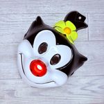 Vintage Adult Animaniacs dot Halloween costume mask cosplay dress up Black Photo 1
