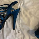 Steve Madden NWOT  P-Paloma Satin Rhinestone Platform Sandals Photo 4