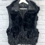 Genuine New Zealand Opossom Fur & Leather Vest S Photo 1