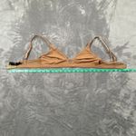 Pepper Bra Womens Medium Tan Wireless Mesh Lightly Padded Comfort Wirefree Photo 5