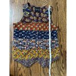 Young Threads  Women's S/M Hippie‎ Boho Patchwork Quilted Vest 100% Cotton EUC Photo 5